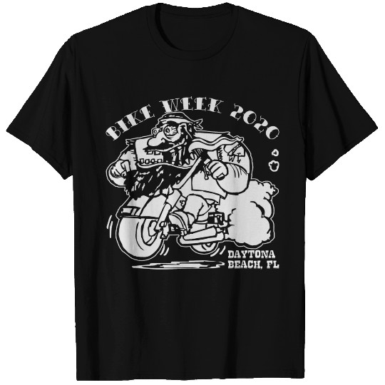 Bike Week 2020 Cartoon ©WhiteTigerLLC . com @ T Shirts