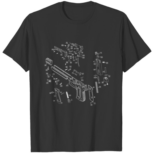 Airsoft blueprint T-shirt