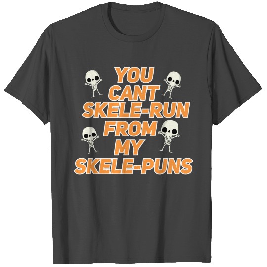 Skeleton Halloween orange Gift idea T Shirts