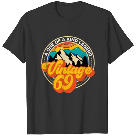 Vintage 1969 50th Birthday gift for women and men T Shirts