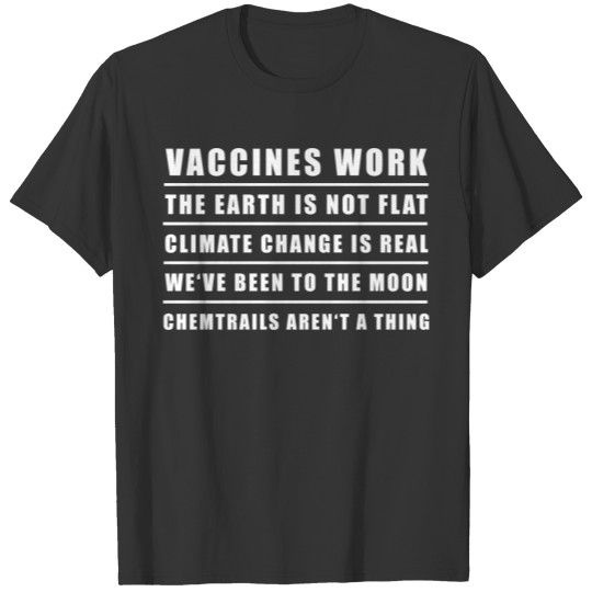 Conspiracy Theory Vaccines Flat Earth Climate Gift T Shirts