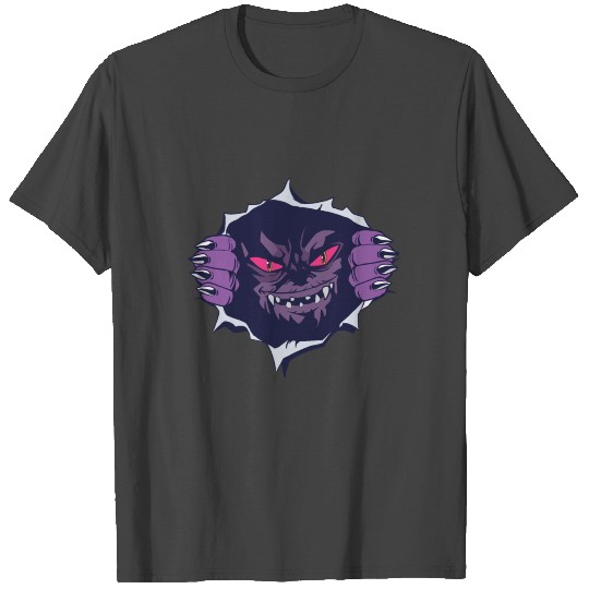 Chest Monster T Shirts with funny monster Halloween