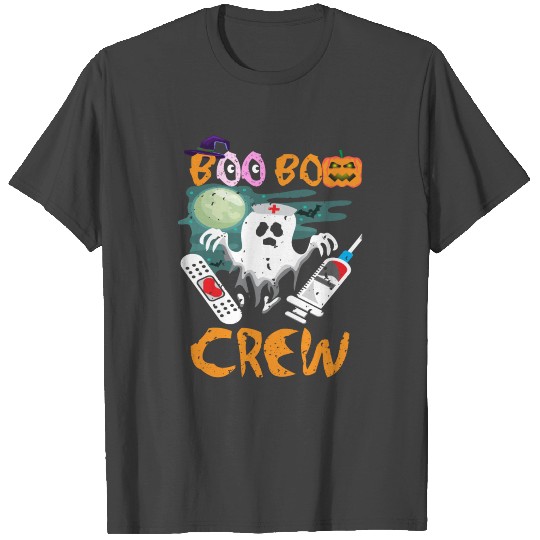 Boo Boo Crew Nurse Ghost Halloween Costume T Shirts