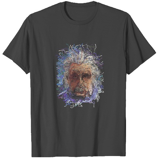Messy Line :Albert Einstein T Shirts