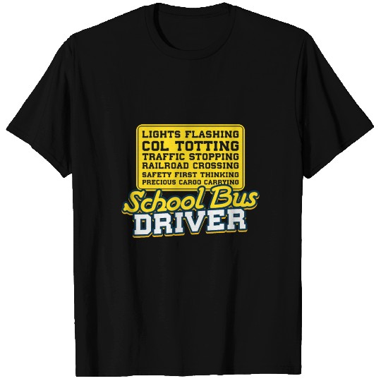 Funny School Bus Driver Job T Shirts