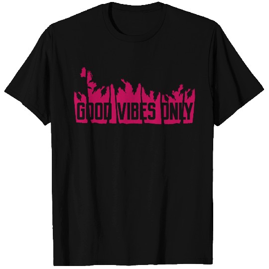 Good V only beach palm trees pink vacation vac T Shirts