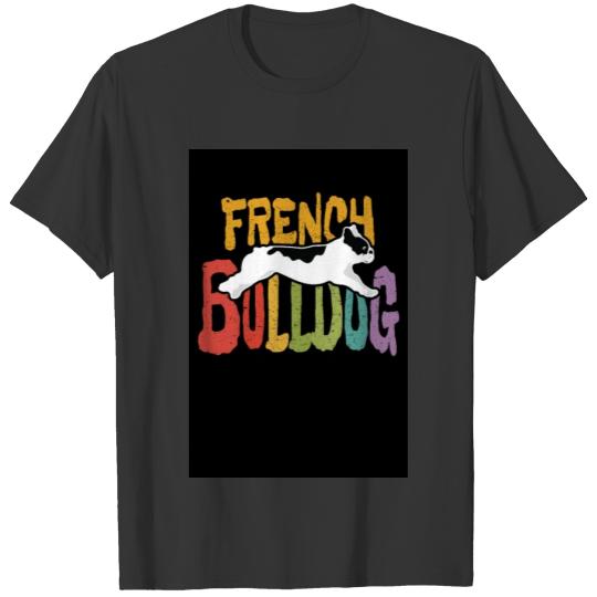 Vintage Frenchie Gift 70s Retro French Bulldog T Shirts
