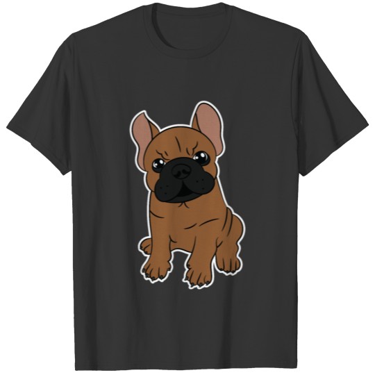 Cute Frenchie Carton Kawaii Gift French Bulldog T Shirts