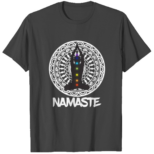 Yoga T Shirts "Namaste" T Shirts Design Buddha