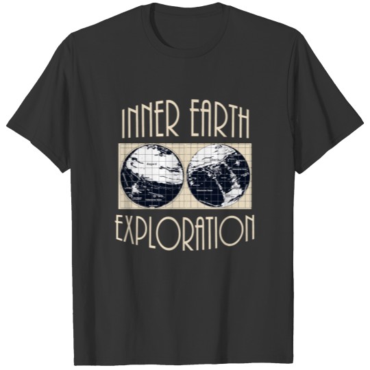 Inner Earth Exploration White T Shirts