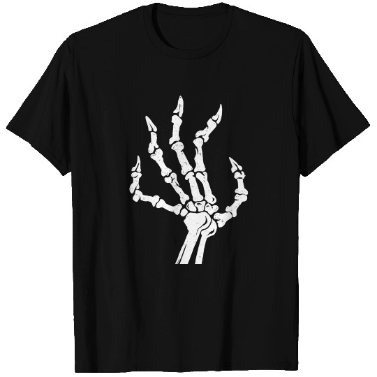 Skeleton Hand Zombie Cemetery Tomb Halloween T Shirts