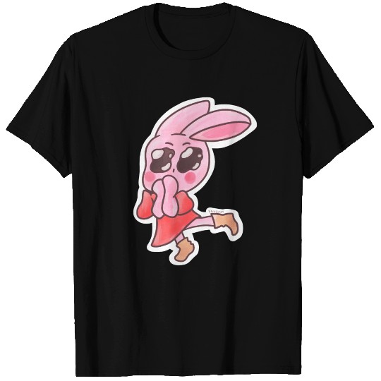rabbit easter egg joy excited animal child gift T Shirts
