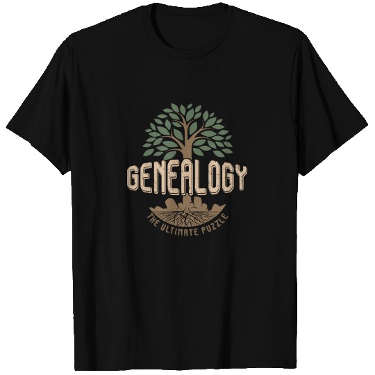 Genealogist Genealogy The Ultimate Puzzle T Shirts