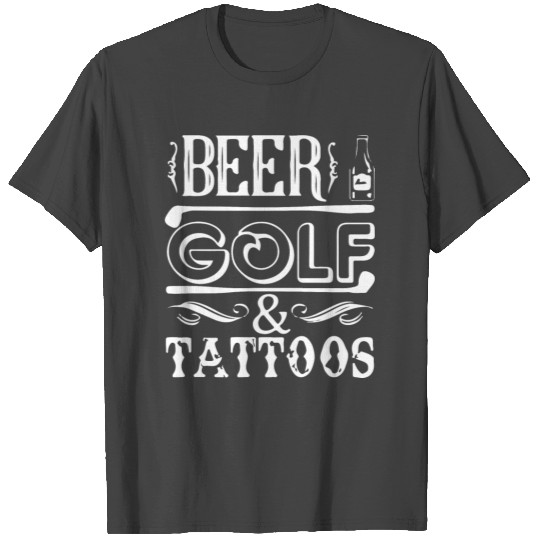beer golf and 2 T Shirts
