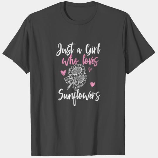 Girl Love Sunflower Seed Fruit Food Bean For Women T Shirts