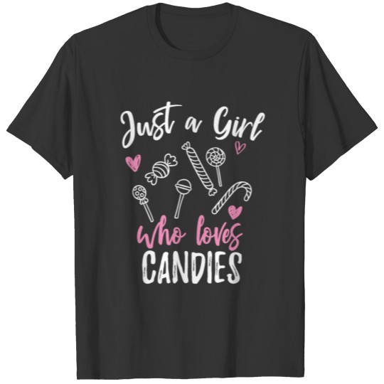 Girl Love Yummy Sweet Lollipop Candy Popsicle Cute T Shirts