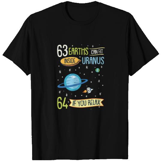Astronomy - 63 Earths Can Fit Inside Uranus T Shirts
