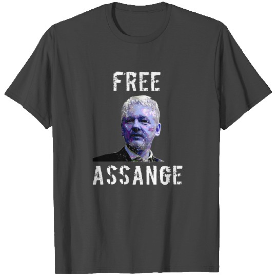 Discover Free Julian Assange Wikileaks Free Press T Shirts
