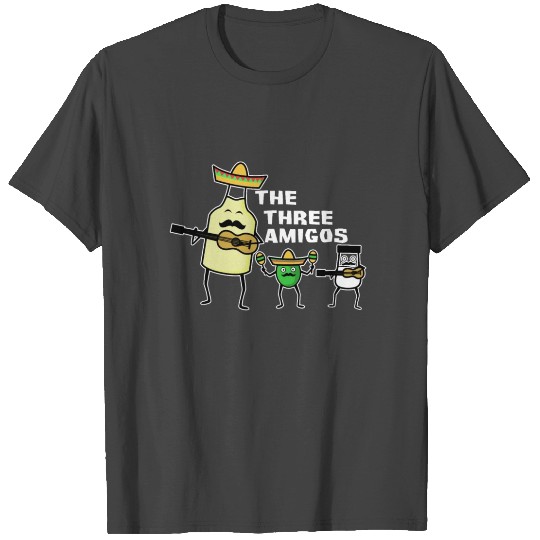 The Three Amigos Tequila Salt Lime T Shirts