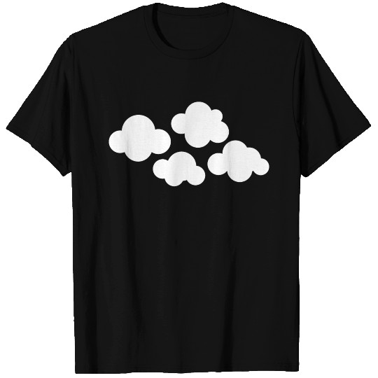 Fluffy white clouds four group T Shirts