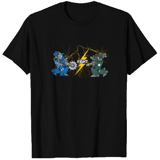 Fighting Robots like battle bots in an arena. T Shirts