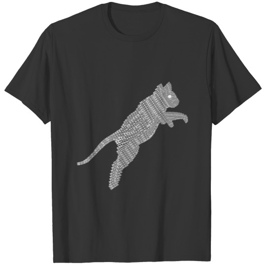 Cat Jumps Meow Shirt T-shirt