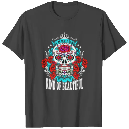 Rose Sugar Skull T Shirts