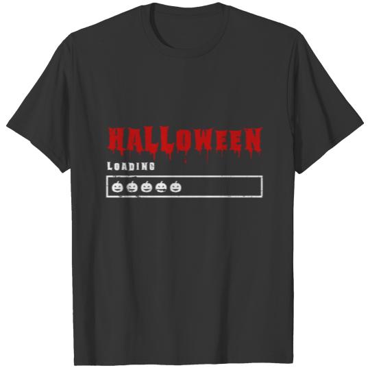 Halloween loading T-shirt