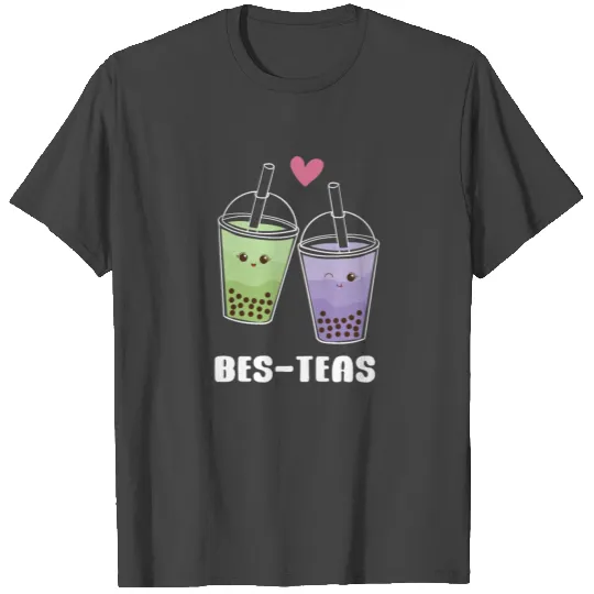 Bes-Teas Bubble Tea Fanatic Bestfriends Gift Idea T Shirts