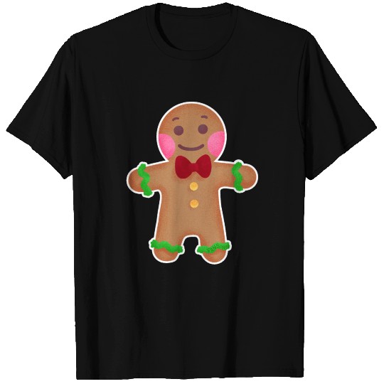 gingerbread man christmas biscuit children gift T Shirts