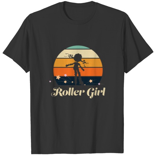 Roller Girl Retro Roller Skates Inlineskating Gift T Shirts