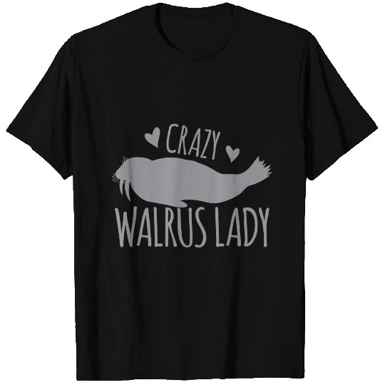 Crazy Walrus lady T Shirts