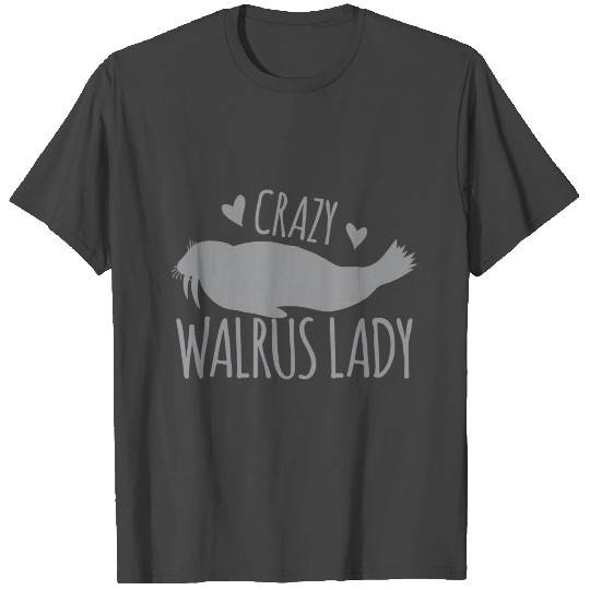 Crazy Walrus lady T Shirts