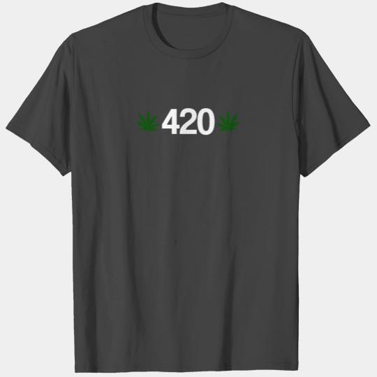 420 Weed Cannabis Hemp Ganja Grass Pot Joint T Shirts