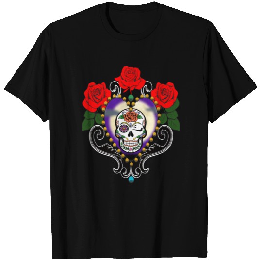 Sugar Skull Skull Dead T Shirts
