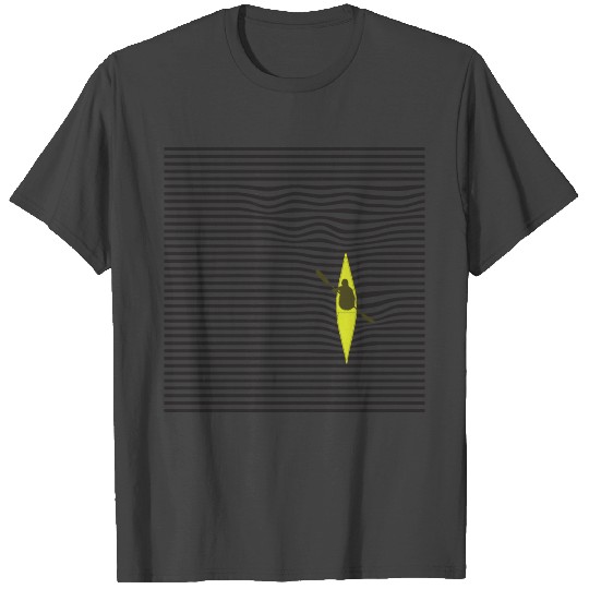 kayak with waves T Shirts