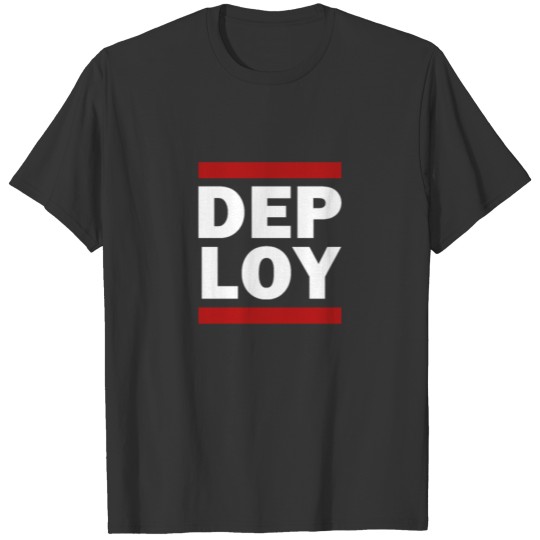 DEP LOY Character Square with beams (red) T-shirt
