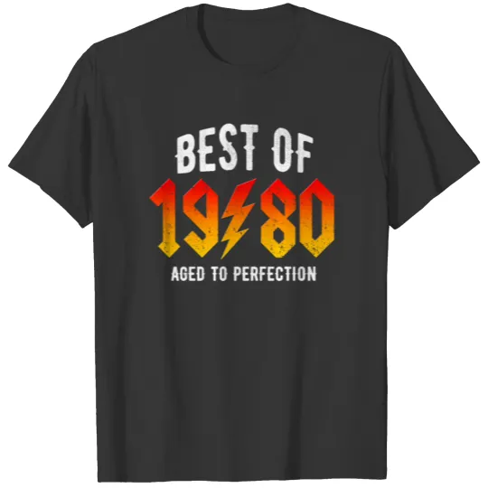 40th Birthday Gift Idea for Men, Dad Vintage 1980 T Shirts