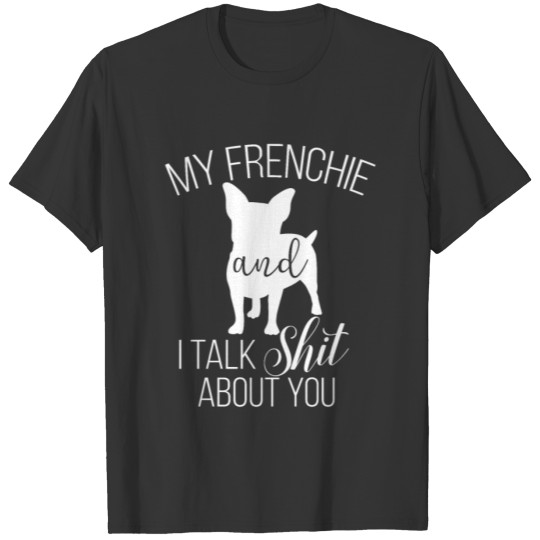 Cute Rescue Frenchie and Rescue Mom Sayings T-shirt
