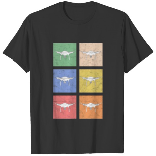 Drone Pilot Retro T-shirt