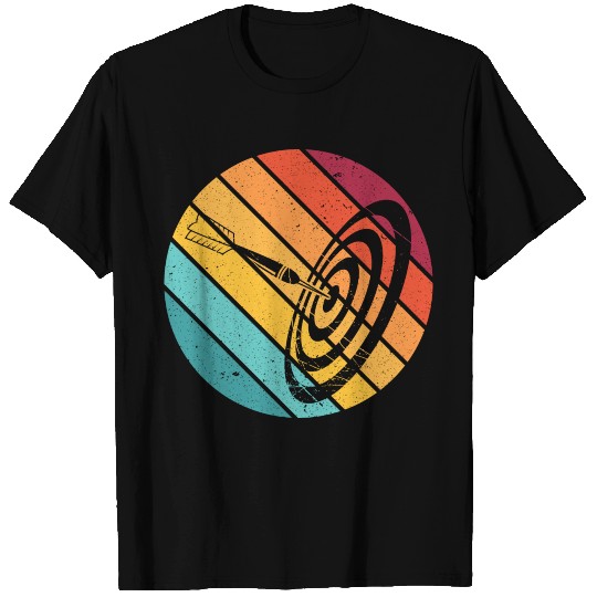 Darts funny dart bullseye arrow gift board retro T Shirts