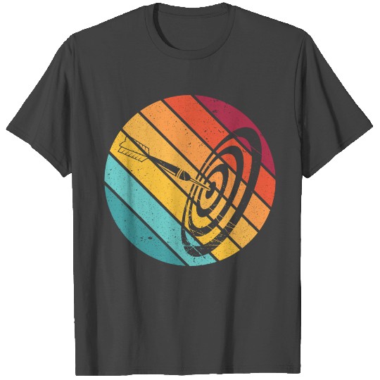 Darts funny dart bullseye arrow gift board retro T Shirts