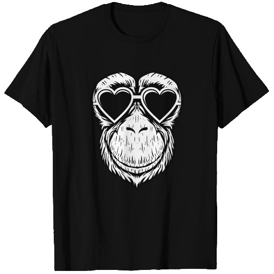 Chimpanzee Love Gorilla Silverback Monkey Ape Gift T Shirts