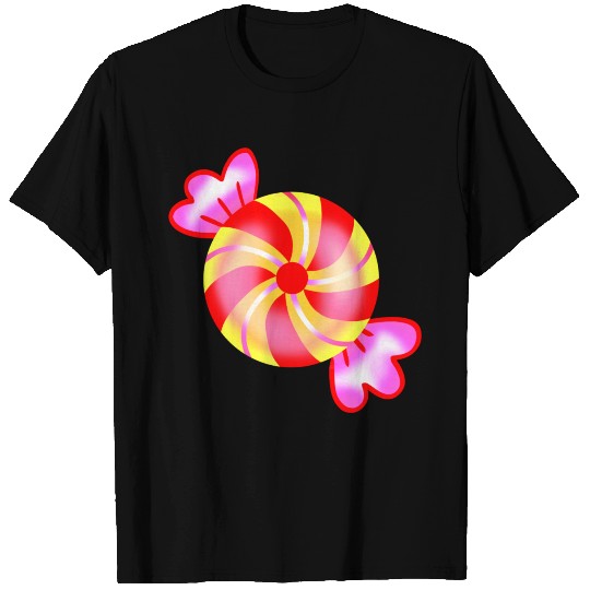 Cute delicious sweet yummy candy in shiny wrapper T Shirts