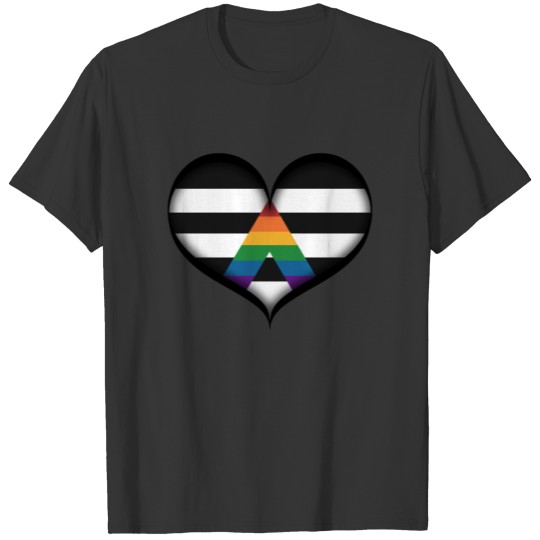 LGBT Ally Heart T-shirt