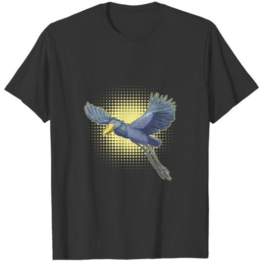 Flying Shoebill funny bird gift for christmas T Shirts