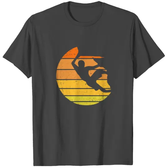 Rock climbing climber mountains T Shirts