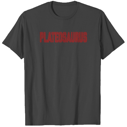 Plateosaurus Dotted Text Design T Shirts