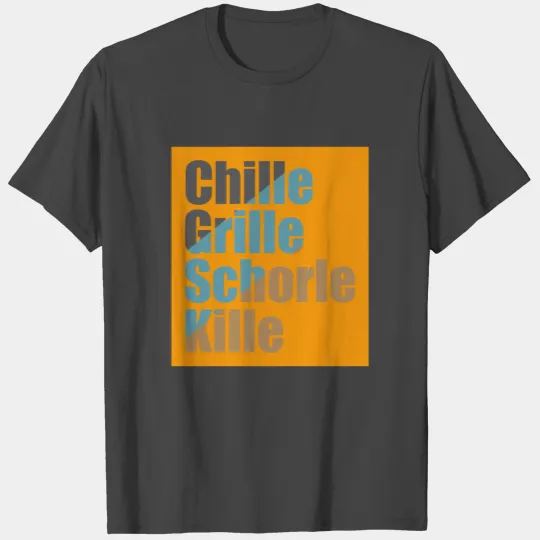 Chill Grill BBQ party Gift T Shirts
