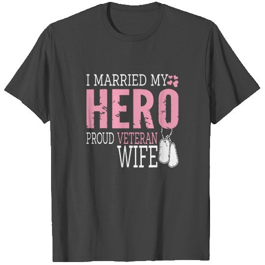 Proud Veteran Wife T Shirts